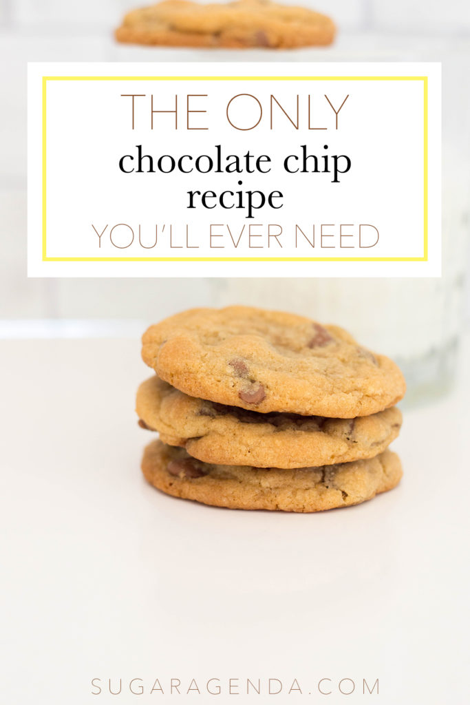 This is the only chocolate chip cookie recipe you'll ever need! Promise!