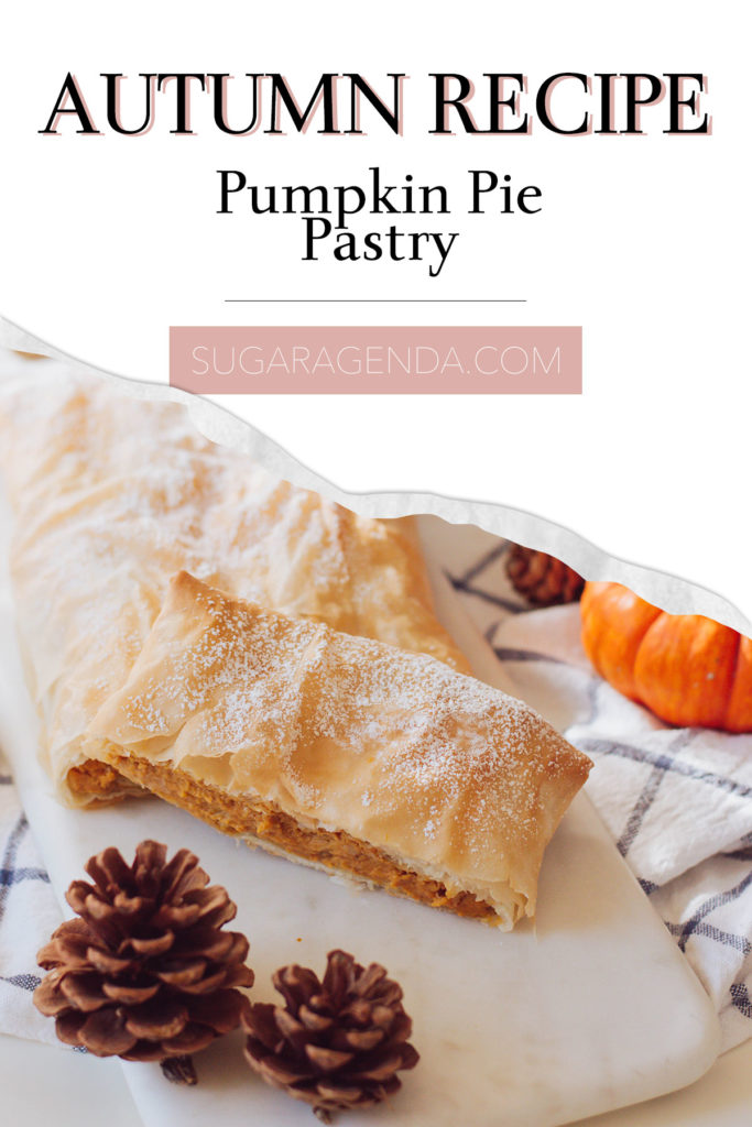 Our Pumpkin Pie Pastry is wrapped with delicious, flaky filo dough and filled with a quick, homemade pumpkin filling. The perfect dessert for a cool, autumn day.