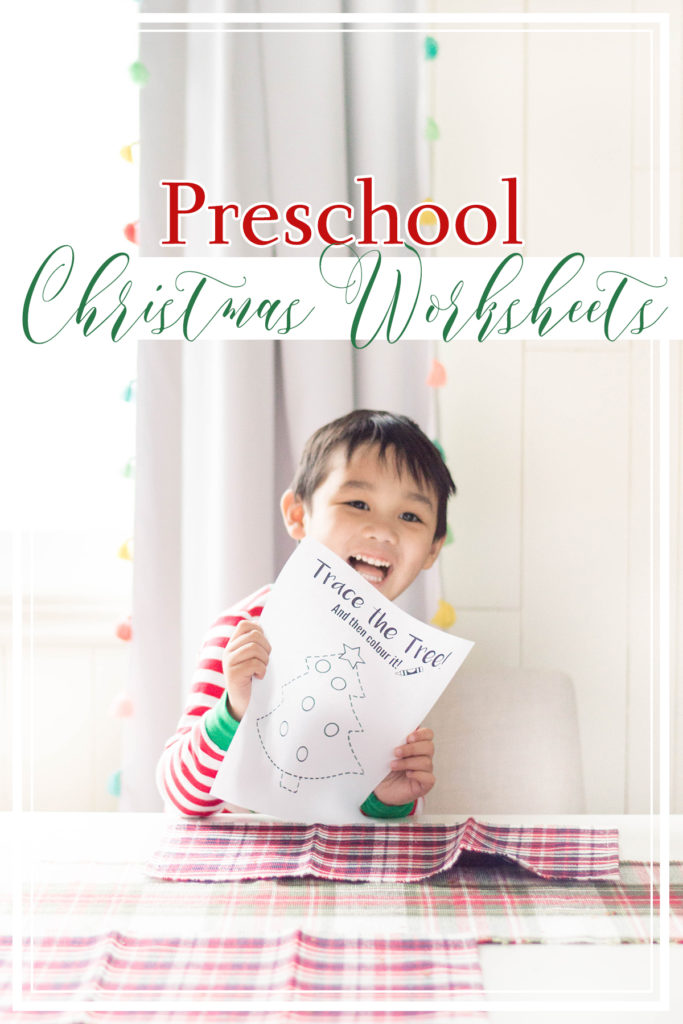 These free Christmas worksheets are the perfect boredom buster for your preschooler! Print them out for free and get them learning new words... while having fun!