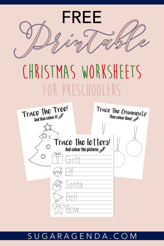 This small bundle of Christmas activity worksheets are adorable - and perfect for your learning and growing preschooler!