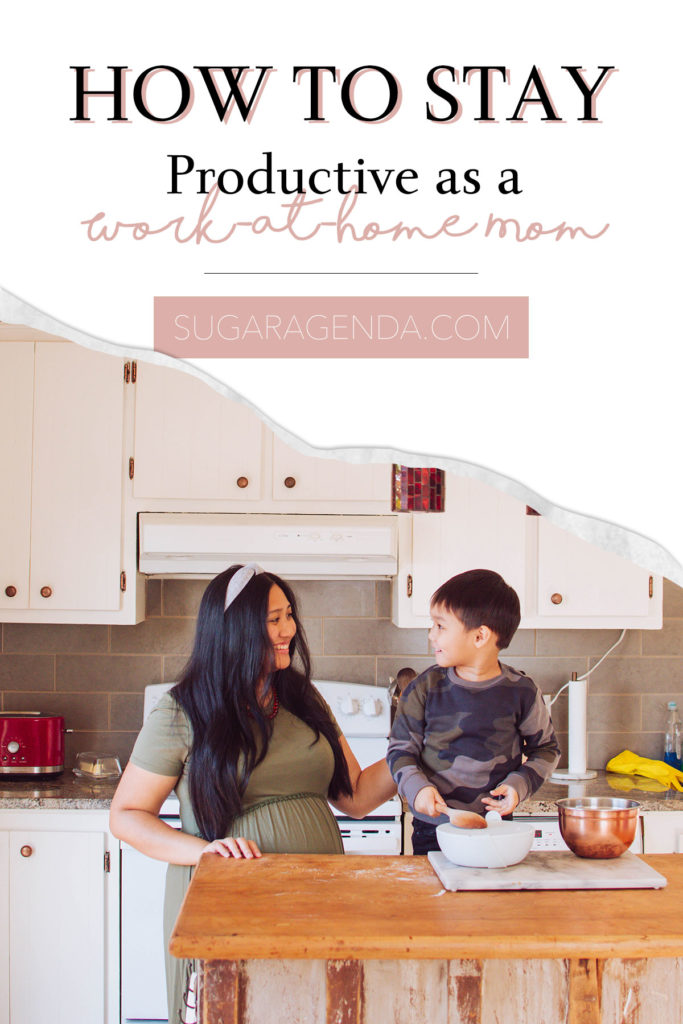Are you wondering how to stay productive, especially as a work-at-home mom? Read all about our productivity tips and how we stay sane while working from home!