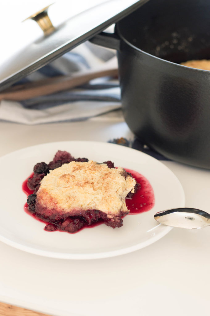 Baking in a Dutch oven?! Yup, it’s totally doable - and with this delicious blackberry cobbler, I’ll show you exactly how.