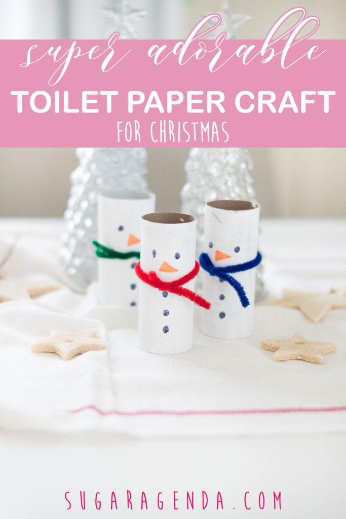 It’s time to get crafting! Our Toilet Paper Roll Craft for Christmas transforms a simple item into the cutest little DIY snowman!