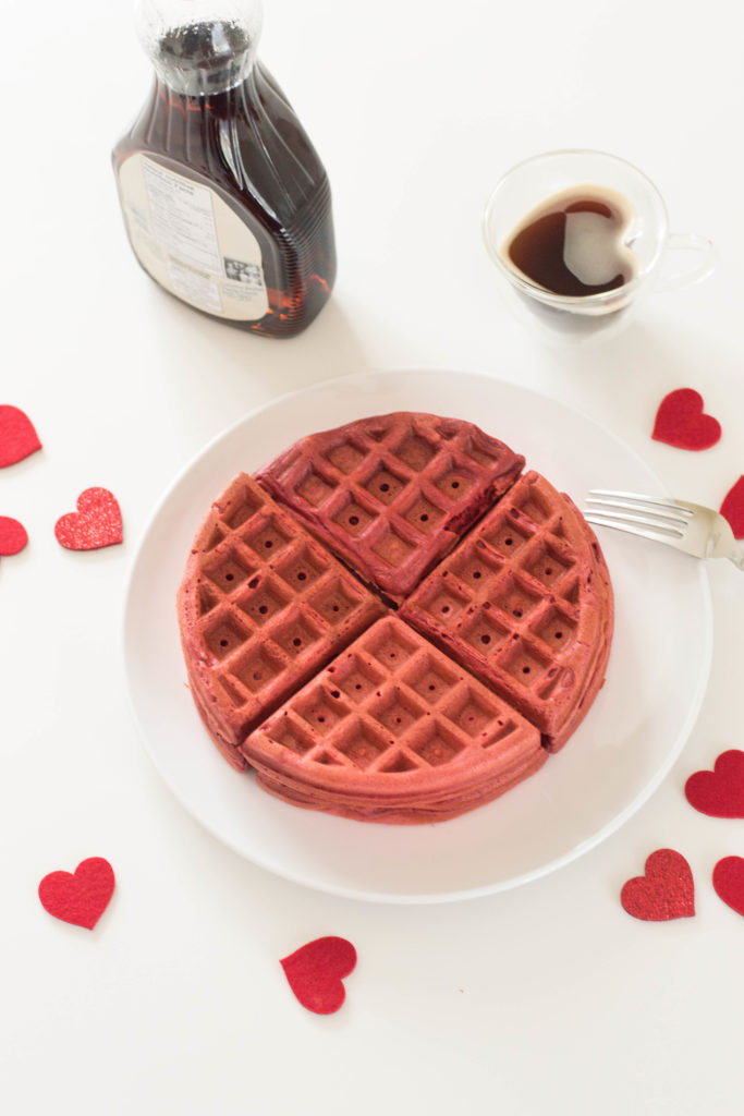 This is the best and easiest red velvet waffles recipe! If you want a gorgeous, chocolate-y breakfast with a deep, red colour, then this recipe should be your go-to.