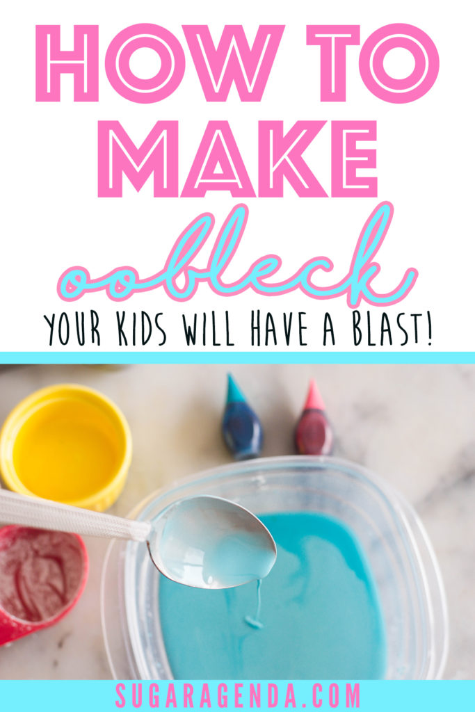 How to make Oobleck Slime: a substance that changes from solid to liquid right before your very own eyes!