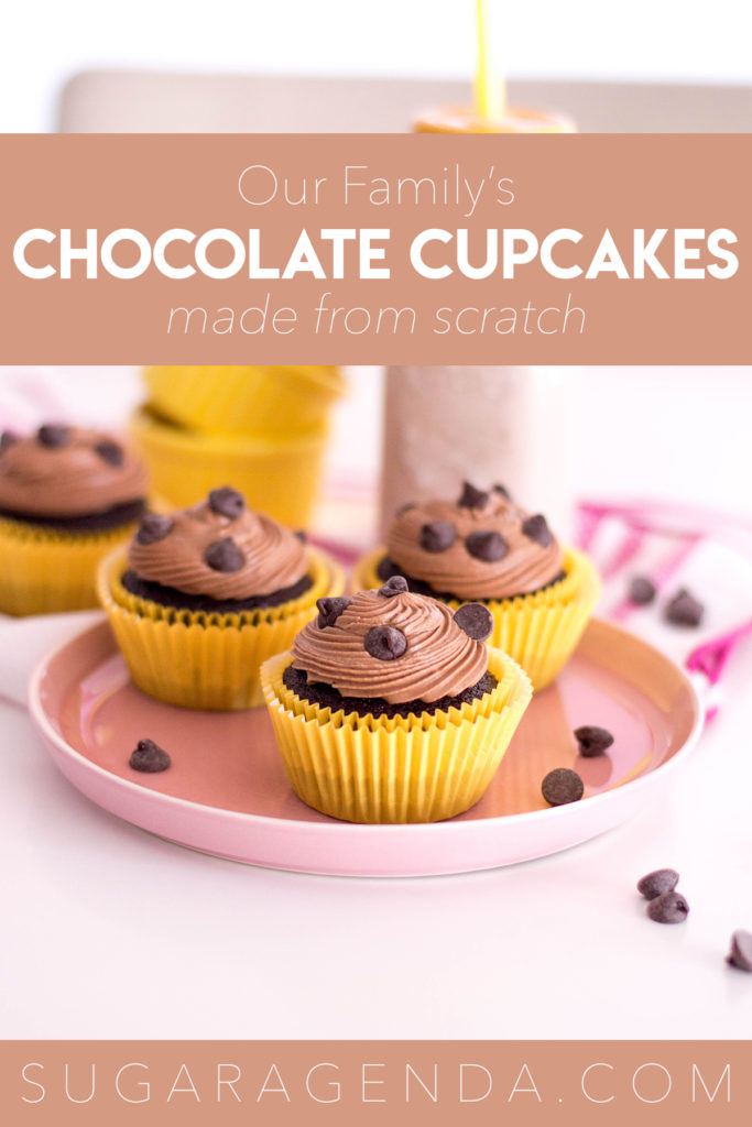 Learn how to make these chocolate cupcakes from scratch, using the simplest ingredients!