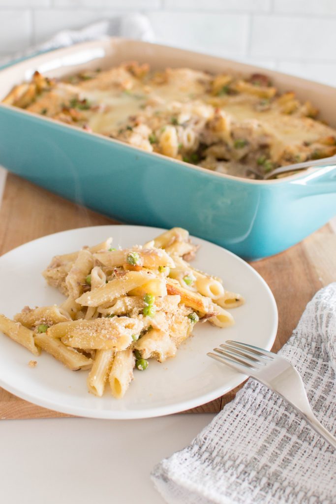 This easy tuna casserole recipe is one for the books! It’s a simple dinner solution with easy-to-access ingredients, so it makes for a great weekday meal.