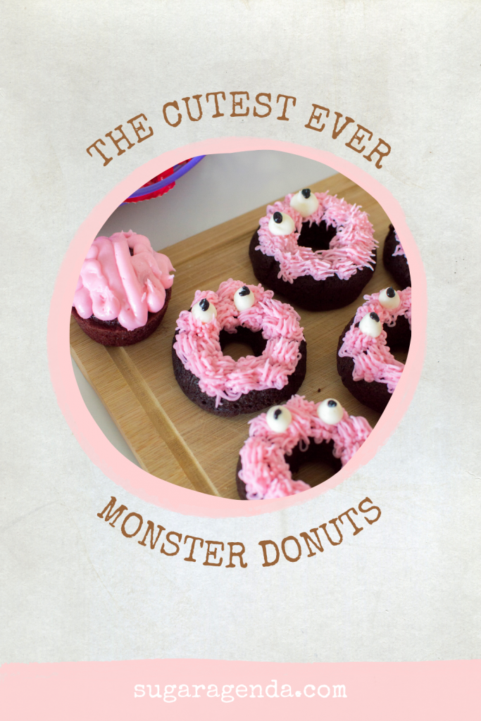 Love the idea of a pink Halloween? So do we! Head over to our recipe tutorial so you can learn how to make some homemade Halloween Donuts! They’re SUPER easy to whip-up!