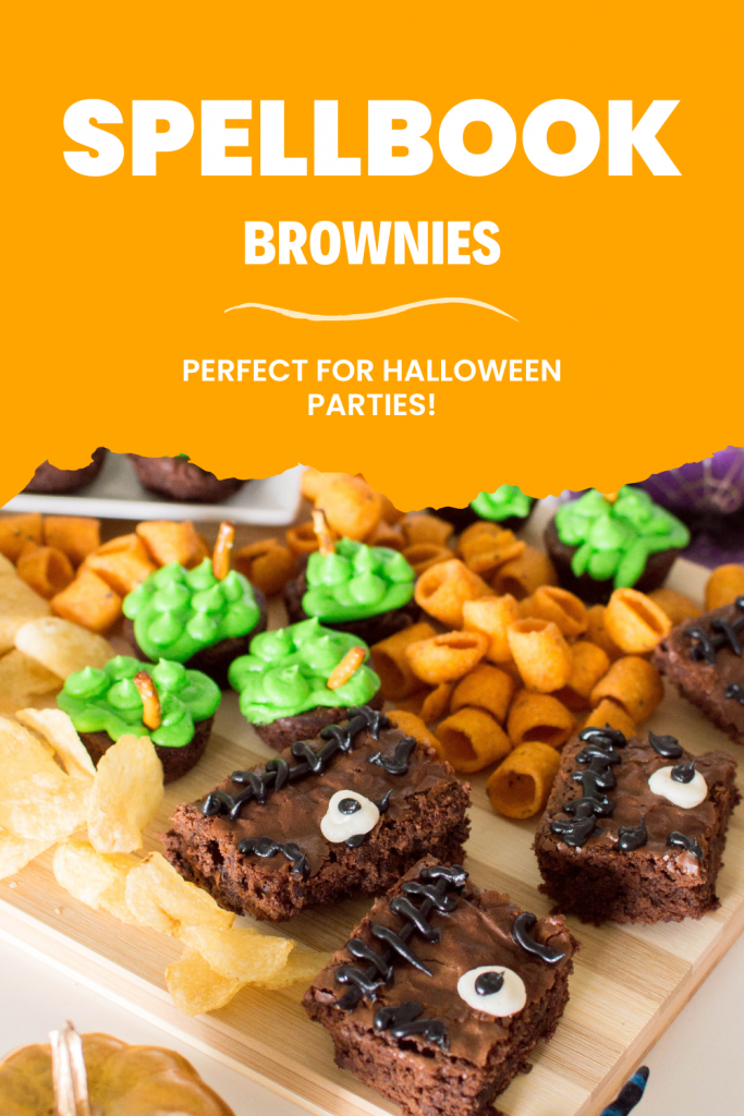 These Spellbook Brownies make for the cutest Halloween desserts! If you’re stuck on what to serve for your upcoming Halloween party, then these brownies are the way to go!